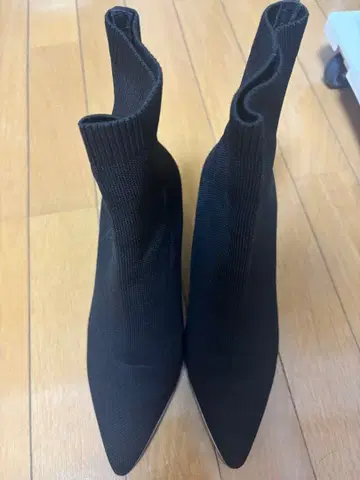 RANDA 니트 스틸레토 부츠 L 블랙
