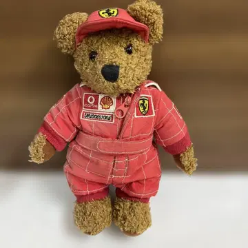 Ferrari 테디베어 봉제 인형 레이싱 수트