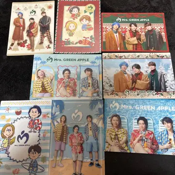 미세스 그린애플 비주얼 시트 8매 세트