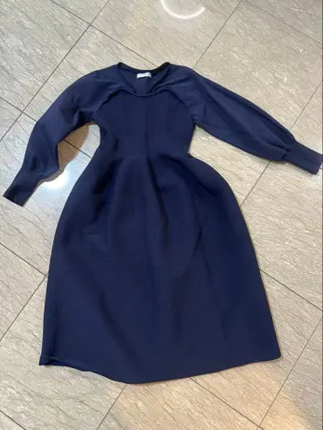 CELFORD 네이비 긴팔 원피스 38 네이비