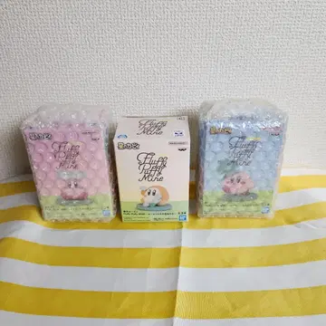 커비 Fluffy Puffy MINE 커비들의 꽃놀이 3종 세트