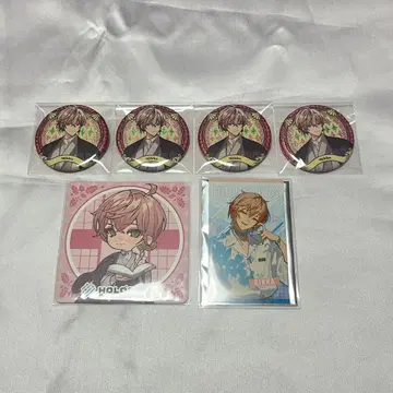릿카 홀로스타즈 홀로스타 캔뱃지 GIGO 콜라보 카페 코스터
