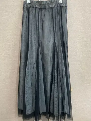 JEANASIS 튤 2WAY 플레어 스커트