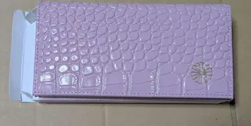 당일 발송 황궁 크로커다일 소가죽 엠보 장지갑 핑크