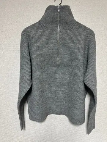 SLOBE IENA 하프 지퍼 니트