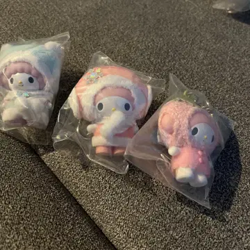 산리오 치비토모 눈의 정령 마이멜로 피아노 화과자 마이멜로디 3종