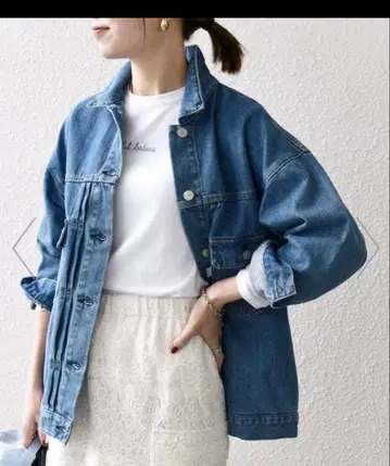 SHIPS any: [세탁기 사용 가능] 데님 자켓