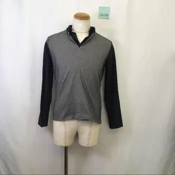 kk174 [ M ] COMME CA ISM 래글런 슬리브 V넥 티셔츠