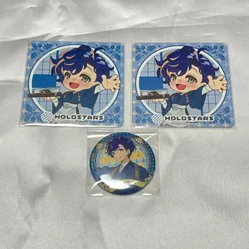 아스테르 레다 홀로스타즈 홀로스타 캔뱃지 GIGO 콜라보 카페