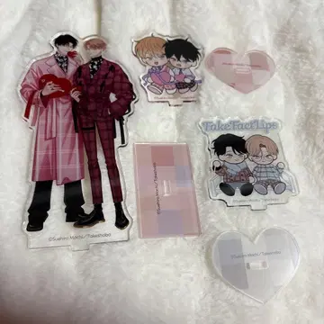 페이크 팩트 립스 콜라보 카페 아크릴 스탠드 세트