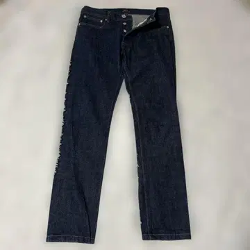 APC PETIT NEW STANDARD 데님 빨간색 테두리 인디고 30