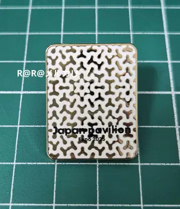 만박 EXPO2025 일본관 핀 배지 로고 일본 파빌리온