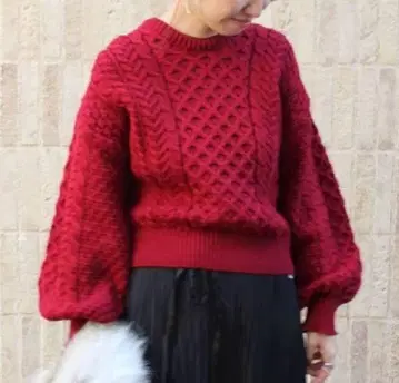 FRAMeWORK CARRAIG DONN 볼륨 소매 풀오버 빨간색