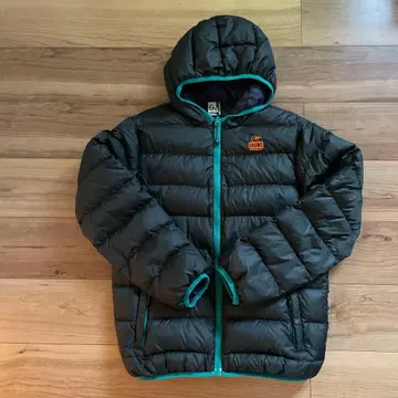 참스 CHUMS 다운 자켓 후드티 블랙 S 사이즈