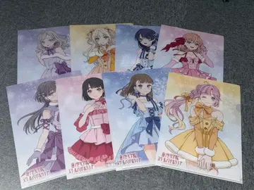 하스노소라 여학원 스쿨 아이돌 클럽 A4 클리어 파일 전 8종 컴플리트