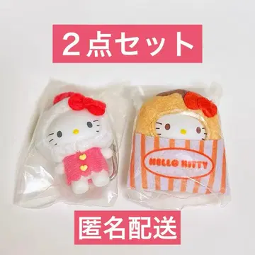 [미사용 새상품] 산리오 치비토모 시크릿 키링 헬로키티 2개
