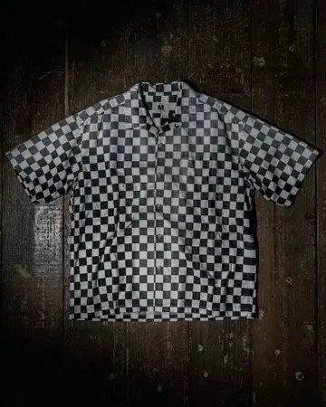 [ M ] hand work used wash checker shirts