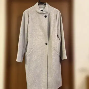 UNTITLED 그레이 롱 코트