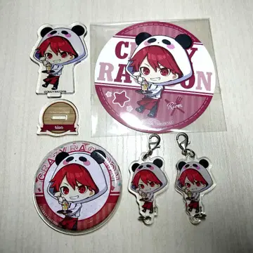 Crazy Raccoon rion 콜라보 카페 5세트