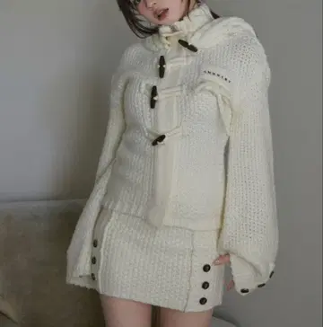 Cable knit jacket set up andmary