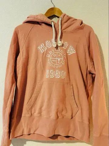 여성용 모스크바 1980 핑크 후드티