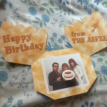 THE ALFEE 벌스데이 카드