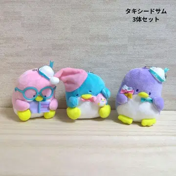 턱시도샘 봉제 인형 키체인 3개 세트 팜 탐 마스코트