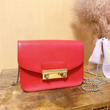 FURLA 레드 숄더백
