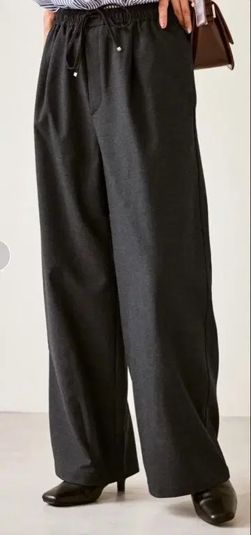 이지 와이드 팬츠 36