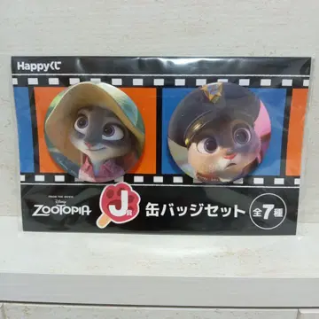 주토피아 Happy 복권 J상 캔뱃지 세트 주디