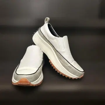 MOUBEL VOUG RELAX 화이트/실버 슬립온 스니커즈