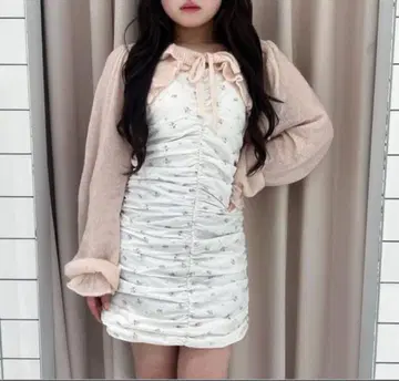 Bubbles boutique 레이어드 플라워 원피스