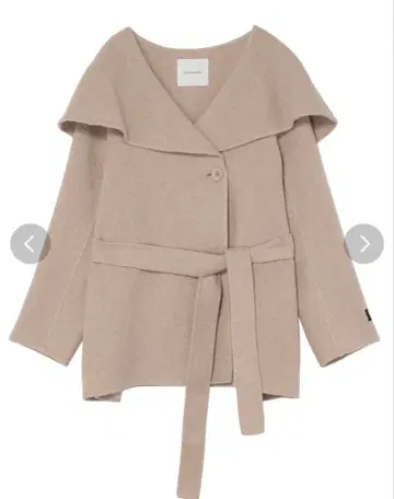 LAGUNAMOON 케이프 칼라 플레어 리버 코트