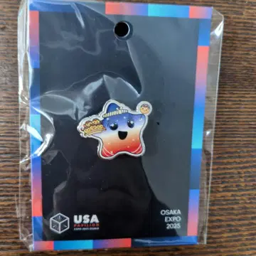 오사카 간사이 만박 EXPO2025 미국 스파크 타코야키 핀 배지