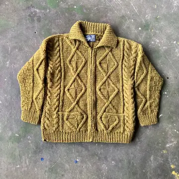 ARTESANIA 니트 가디건 케이블 니트 에콰도르 니트