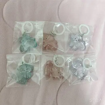 컴프 달리는 강아지 흔들흔들 마커 6종 가챠