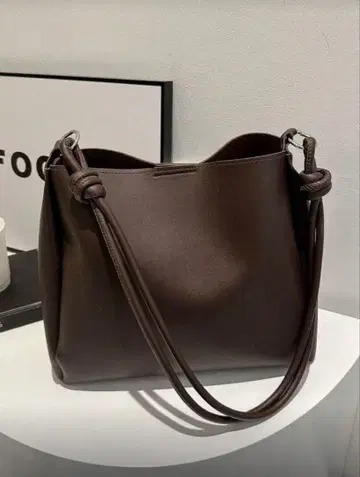 미사용 새상품 브라운 토트백