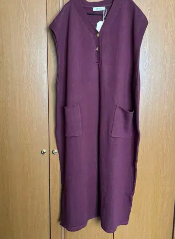 D*g*y 슬리브리스 롱 니트 원피스