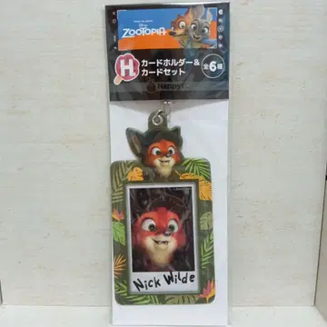 주토피아 Happy 복권 H상 카드 홀더 & 카드 세트 닉 어린 시절