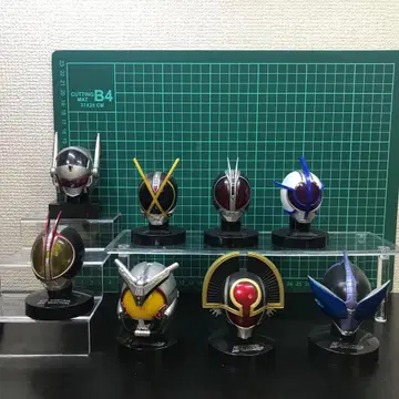 가면라이더 헬멧 피규어 8개 세트