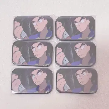 닌타마 란타로 캔뱃지 시오에 세트