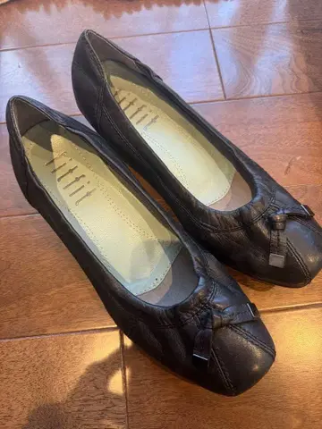 fitfit 블랙 플랫슈즈