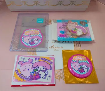 [인기 대폭발!] 치이카와 산리오 카니쨩 & 마이멜로디 4개 세트