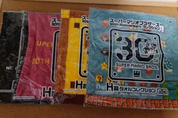 슈퍼 마리오브라더스 30주년 타월 컬렉션 4장