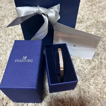 스와로브스키 Swarovski Distinct 뱅글 핑크 골드