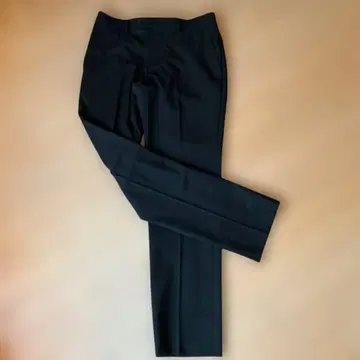 블랙 슬랙스 버튼 사이드 포켓 미사용 새상품