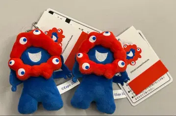 오사카 간사이 엑스포 미야쿠미야쿠 쁘띠 마스코트 키체인 2개 세트