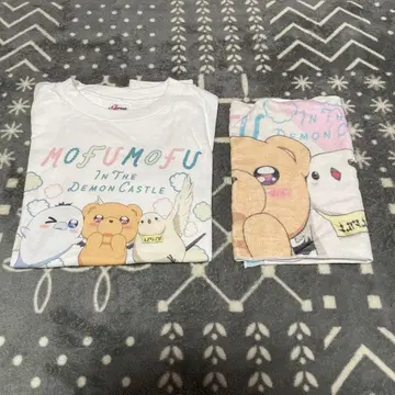 마왕성에서 잠자는 동안 T셔츠 & 페이스 타월 세트