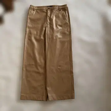 DAMA collection 인조 가죽 크롭 팬츠