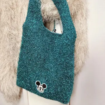 styling/ Disney 미키마우스 반짝이는 토트백 라메